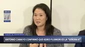 Antonio Camayo confirma que la 'Señora K' es Keiko Fujimori, según IDL Reporteros - Noticias de idl