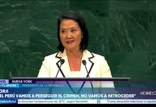 Keiko Fujimori anuncia ante la ONU una reforma educativa para fortalecer escuelas y docentes