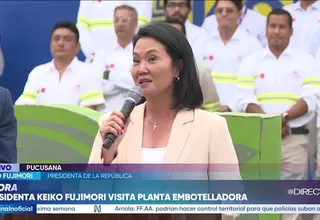 Keiko Fujimori anuncia inversión de USD 1000 millones en Pucusana