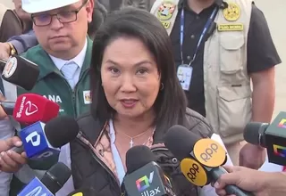 Keiko Fujimori: Confío en que el JNE pueda llevar un buen proceso