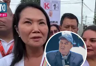 Keiko Fujimori critica declaraciones de Rafael López Aliaga