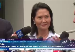 Keiko Fujimori: "La demora en los resultados afecta el proceso de transición"