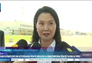 Keiko Fujimori descarta cambios de ministros y confirma pedido de más de 60 facultades al Congreso