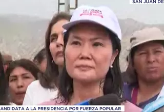 Keiko Fujimori descarta que congresista de Fuerza Popular asuman presidencia