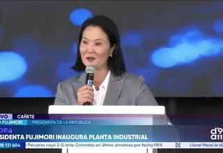 Keiko Fujimori destaca generación de hasta 1.000 empleos por nueva planta de vidrio en Cañete