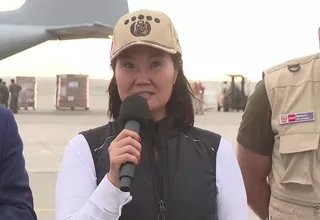 Keiko Fujimori detalla envío de ayuda a Colombia por terremoto