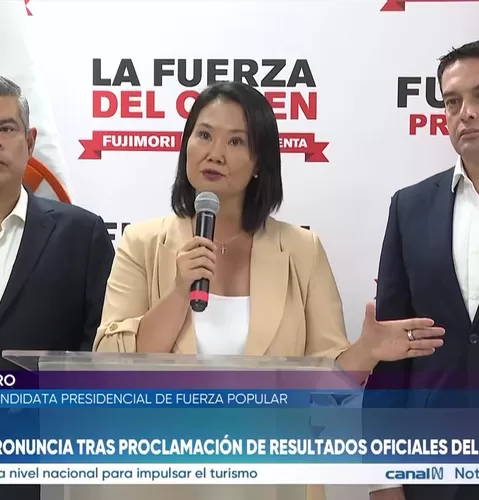 Keiko Fujimori: Elecciones registraron irregularidades