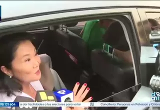 Keiko Fujimori: “Esperaremos con prudencia resultados finales”