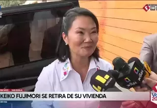 Keiko Fujimori exhorta a la ciudadanía a acudir a votar