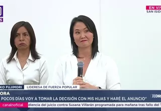 Keiko Fujimori: Fuerza Popular evaluará denunciar a fiscales