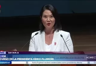 Keiko Fujimori: “El Perú necesita un gobierno que resuelva los problemas, no que los explique”