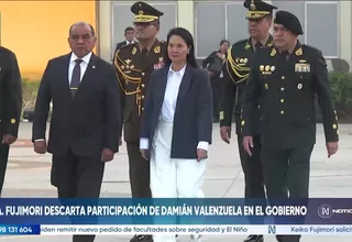 Presidenta Fujimori insiste en aprobación de facultades y descarta plantear cuestión de confianza