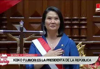 EN VIVO| Keiko Fujimori asume la presidencia del Perú