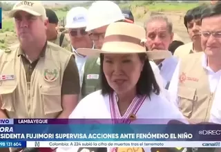 Keiko Fujimori: “Lo que la población está esperando es que el Estado vuelva a funcionar”