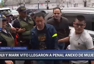 Kenji Fujimori y Mark Vito llegaron al penal Anexo Mujeres de Chorrillos