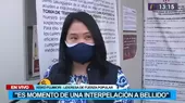 Keiko Fujimori: Es momento de empezar una interpelación contra Guido Bellido  - Noticias de Iber Marav��
