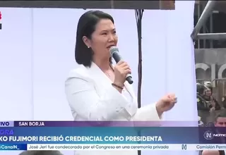 Keiko Fujimori promete un gobierno de unidad tras asumir la Presidencia