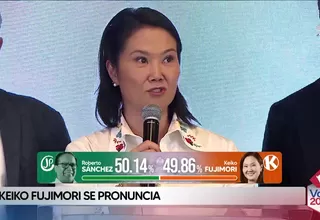 Keiko Fujimori: Nos encontramos en un empate técnico