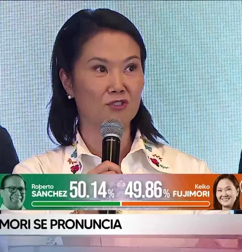 Keiko Fujimori: Nos encontramos en un empate técnico