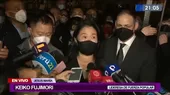 Keiko Fujimori: "A nuestra madre queremos decirle gracias por habernos cuidado" - Noticias de fuerza-aerea-peru