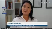 Keiko Fujimori: Óscar Urviola se encargará de la legítima defensa de nuestros votos - Noticias de premios oscar