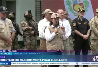 Keiko Fujimori pide al sistema de justicia procesar y sentenciar a detenidos por delitos