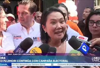 Keiko Fujimori pide diálogo y marca distancia con la izquierda