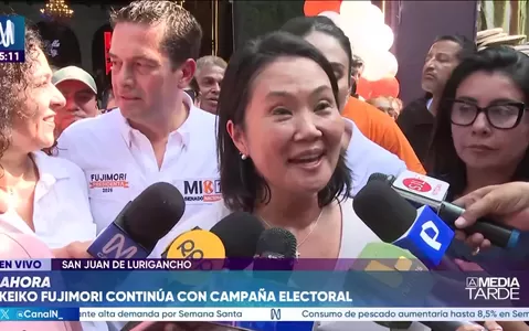 Keiko Fujimori pide diálogo y marca distancia con la izquierda