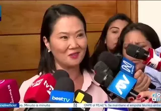 Keiko Fujimori pide esperar resultados finales y llama a respetar el veredicto de las urnas