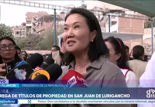 Keiko Fujimori pide a gobernadores preparar una rápida transición en regiones que tendrán segunda vuelta