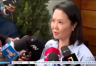 Keiko Fujimori pide prudencia y espera resultados oficiales de la segunda vuelta