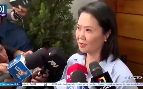Keiko Fujimori pide prudencia y espera resultados oficiales de la segunda vuelta