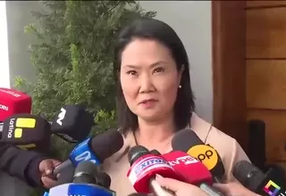 Keiko Fujimori sobre las movilizaciones: “Tienen derecho a marchar, pero respetando la ley”