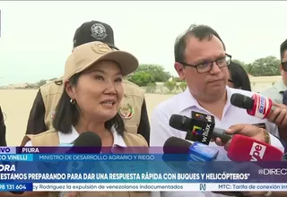 Keiko Fujimori espera que el Congreso atienda su llamado a la unidad ante El Niño