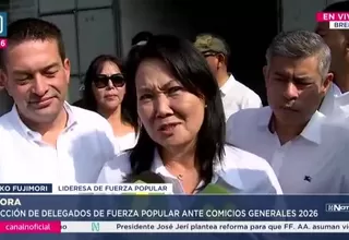 Keiko Fujimori presenta fórmula presidencial rumbo al 2026
