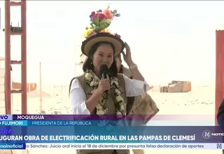 Keiko Fujimori promete ejecutar obras en Moquegua y otras regiones del país: "Estamos destrabando proyectos a nivel nacional"