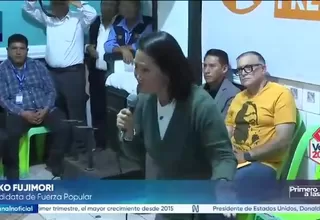 Keiko Fujimori plantea ampliar Pensión 65 a 500 mil beneficiarios anuales