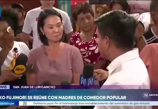 Keiko Fujimori propone bono a comedores populares y construir 5.000 colegios