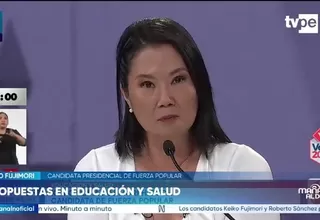 Keiko Fujimori propone telemedicina nacional, cobertura contra el cáncer y entrega de 5 millones de kits escolares