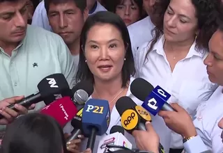 Keiko Fujimori: Las puertas del partido están abiertas para quienes quieran dialogar