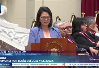 Keiko Fujimori reafirmó el compromiso de su gobierno con la independencia del Poder Judicial