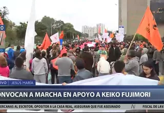 Keiko Fujimori: realizarán marcha en apoyo a lideresa de Fuerza Popular