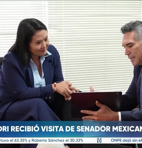 Keiko Fujimori recibió visita de senador mexicano