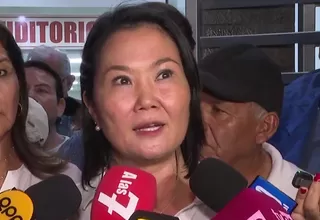 Keiko Fujimori: "Respetamos lo que finalmente decida el JNE"