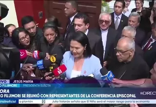 Keiko Fujimori expresó disposición de su gobierno para colaborar en la organización de la visita del papa León XIV
