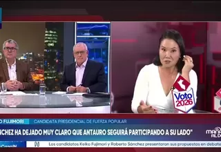 Keiko Fujimori: "Sánchez ha dejado muy claro que Antauro Humala seguirá participando a su lado”