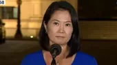 Keiko Fujimori: "Si hay un adelanto de elecciones, no voy a ser candidata presidencial" - Noticias de keiko-fuijimori