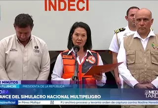Keiko Fujimori: Sismo de 8.8 hubiera dejado más de 10 mil fallecidos