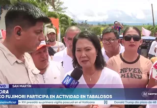 Keiko Fujimori sobre encuestas: "Seguiremos con mucha humildad"