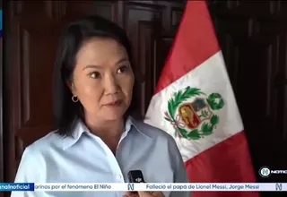 Keiko Fujimori sostiene que el Gobierno será un aliado del sistema de justicia